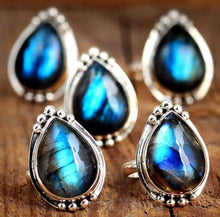 Cargar imagen en el visor de la galería, Anillo VIDA Labradorita