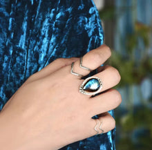 Cargar imagen en el visor de la galería, Anillo VIDA Labradorita