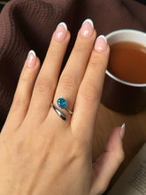 Cargar imagen en el visor de la galería, Anillo ''BLUE'' Aguamarina