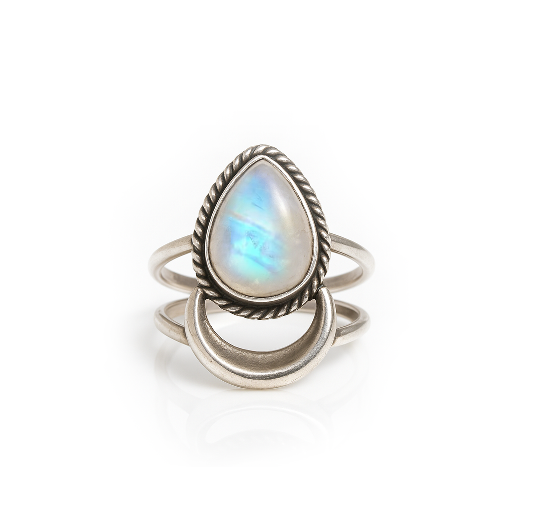 Anillo SELENE Piedra luna