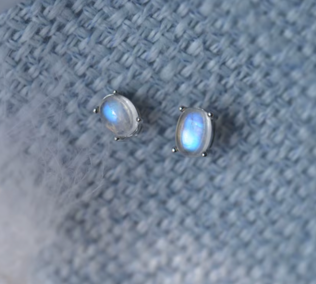Pendientes ''AURA'' Piedra luna
