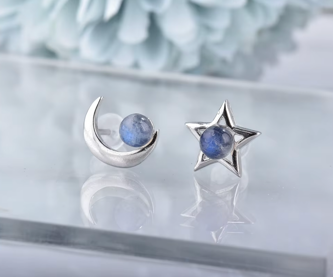 Pendientes ''COSMIA'' Labradorita