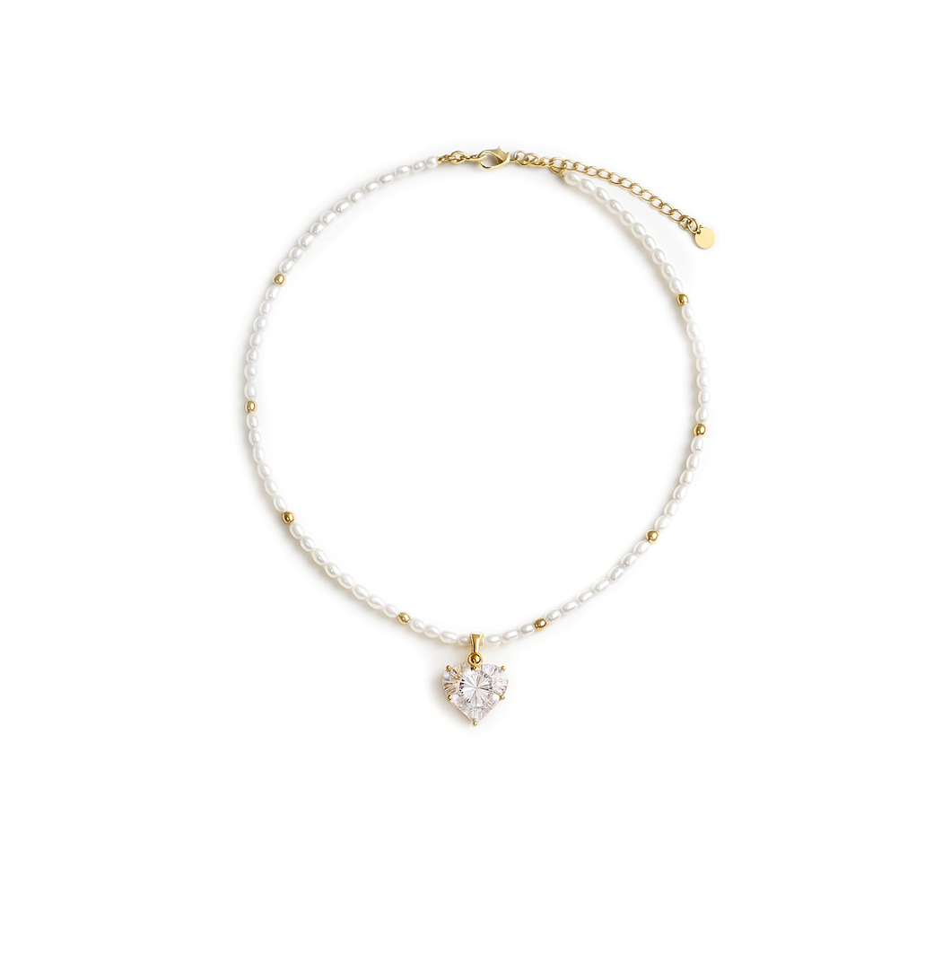 Collar ''LUZ'' Perlas de Agua Dulce