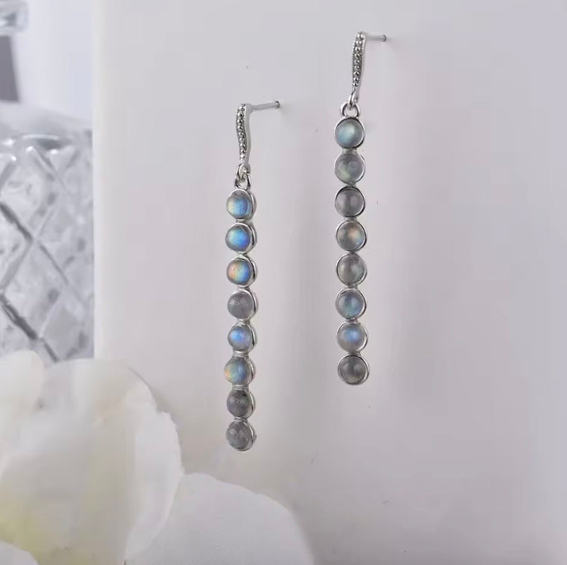 Pendientes ''ALMA'' Labradorita